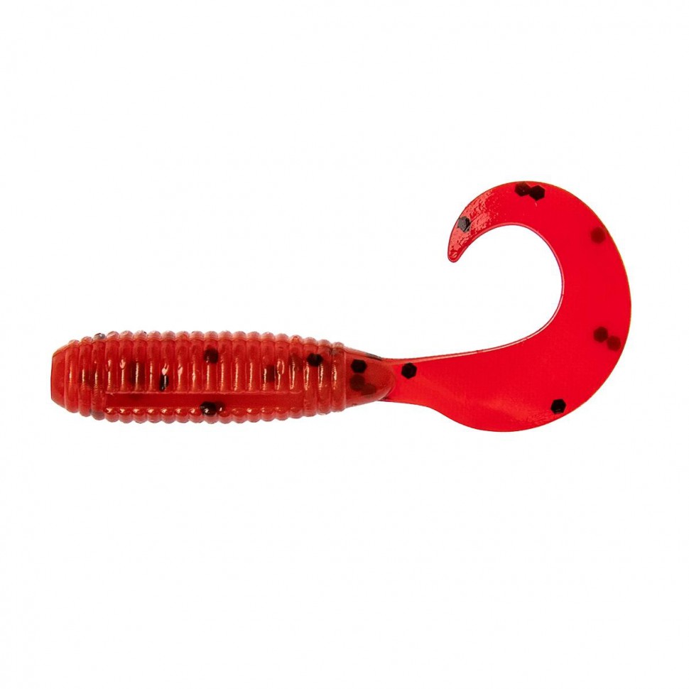 Твистер Helios Тiny Credo 1,55"/4 см, цвет Pepper Red 12 шт HS-8-030 , 